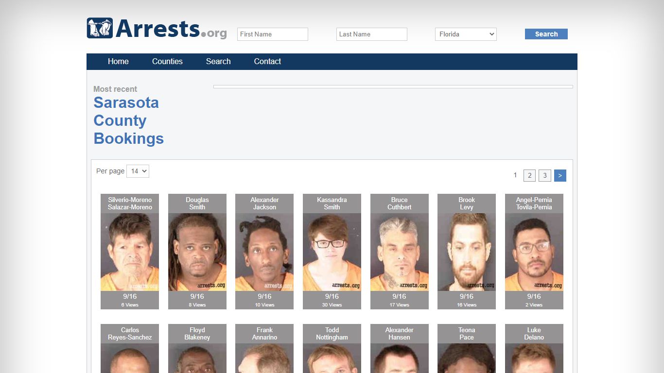 Sarasota County Arrests and Inmate Search